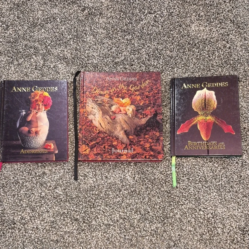 Anne Geddes Hardcover Address Book, Journal & Anniversaries Set, Ruled Pages